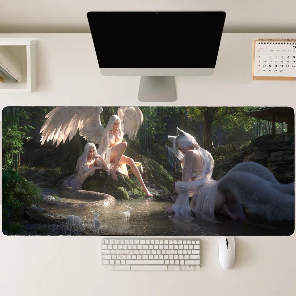 Forest girl Gaming Mats Extend - Gaming Accessories For Pc Setup review and price