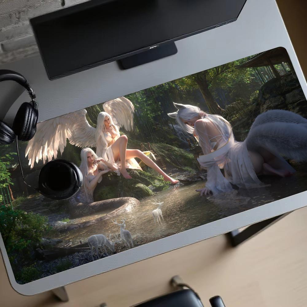 Forest girl Gaming Mats Extend - Gaming Accessories For Pc Setup review and price