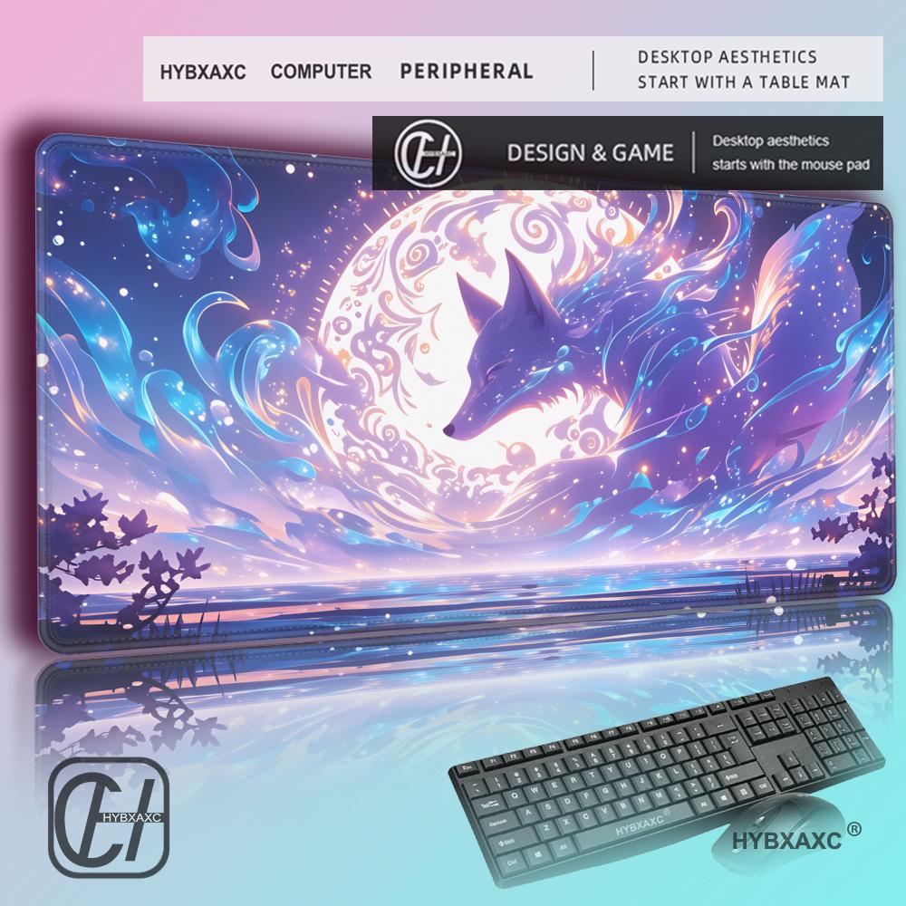 HYBXAXC Mouse Pad Anime Fox Ga - Gaming Accessories Pink review and price
