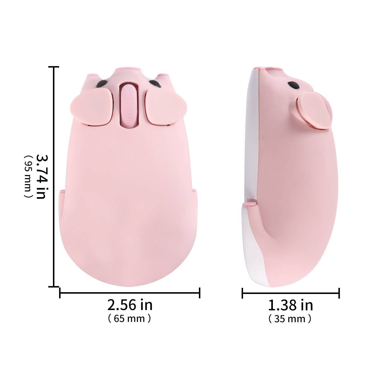 Mini Cute Pig Design Computer  - Gaming Accessories Pink review and price