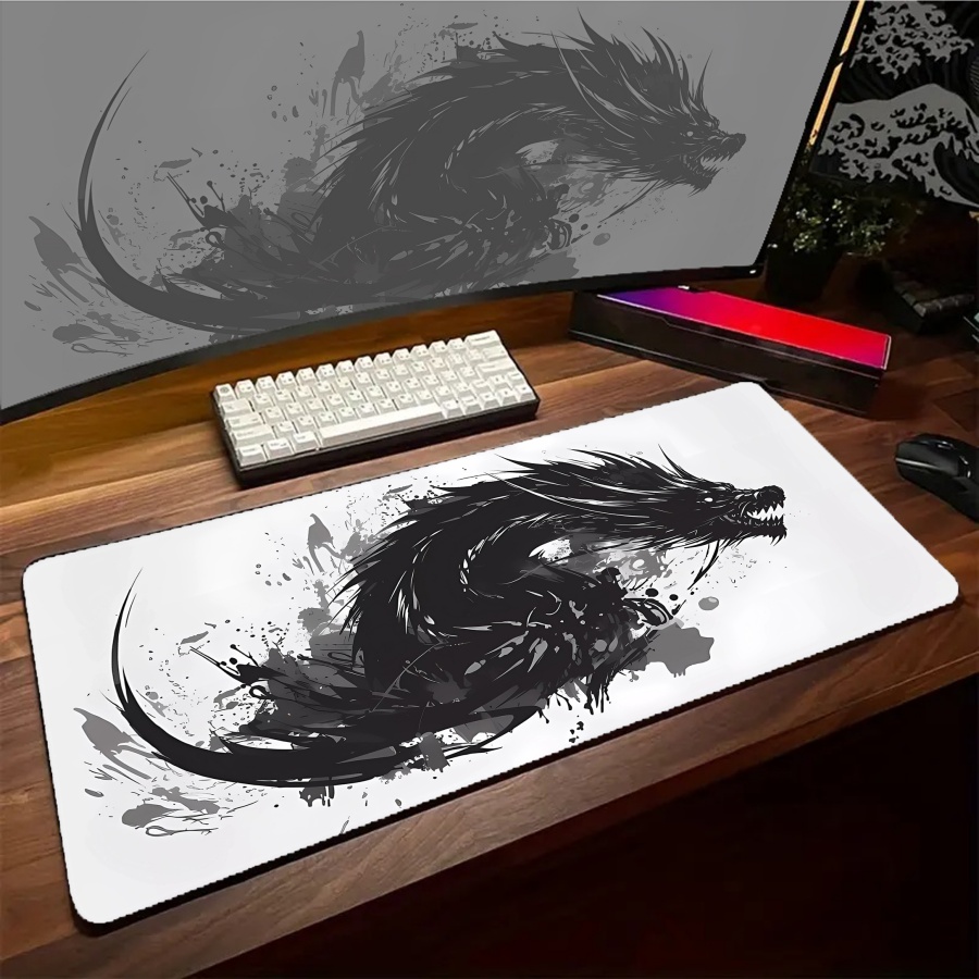 Mousepad Large Kawaii Dragon M - Gaming Accessories For Pc Setup review and price
