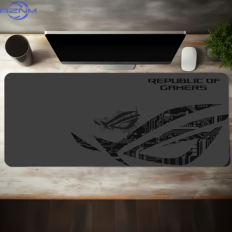 1pc Large Gaming Mouse Pad ROG - Gaming Accessories For Pc Setup review and price