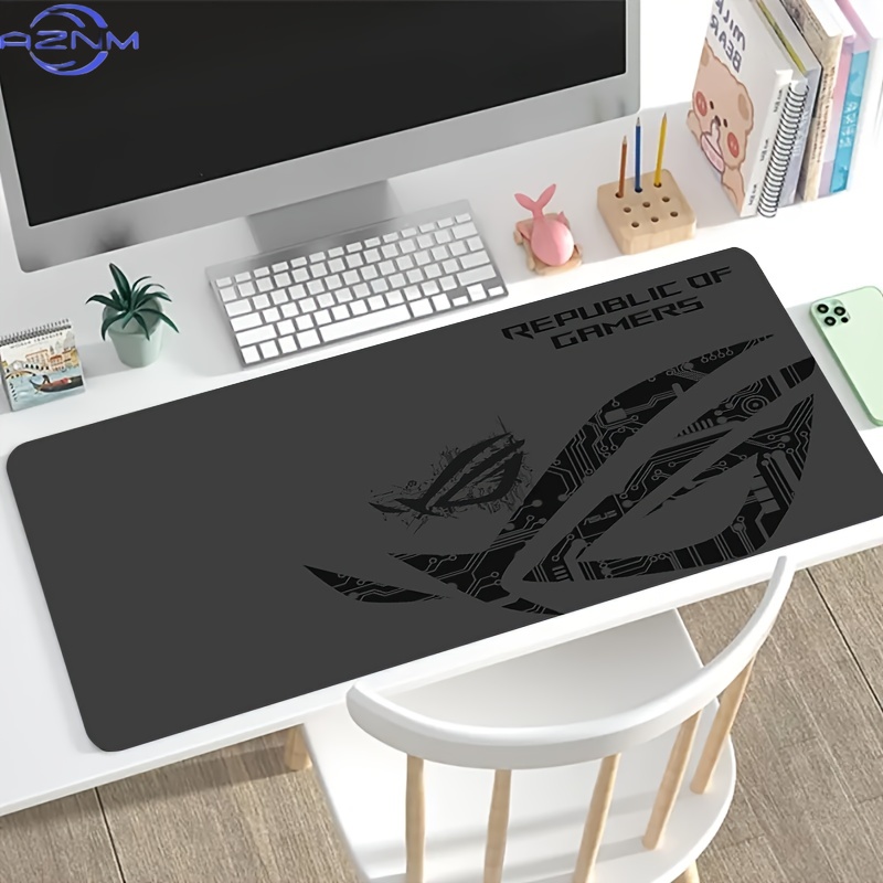 1pc Large Gaming Mouse Pad ROG - Gaming Accessories For Pc Setup review and price