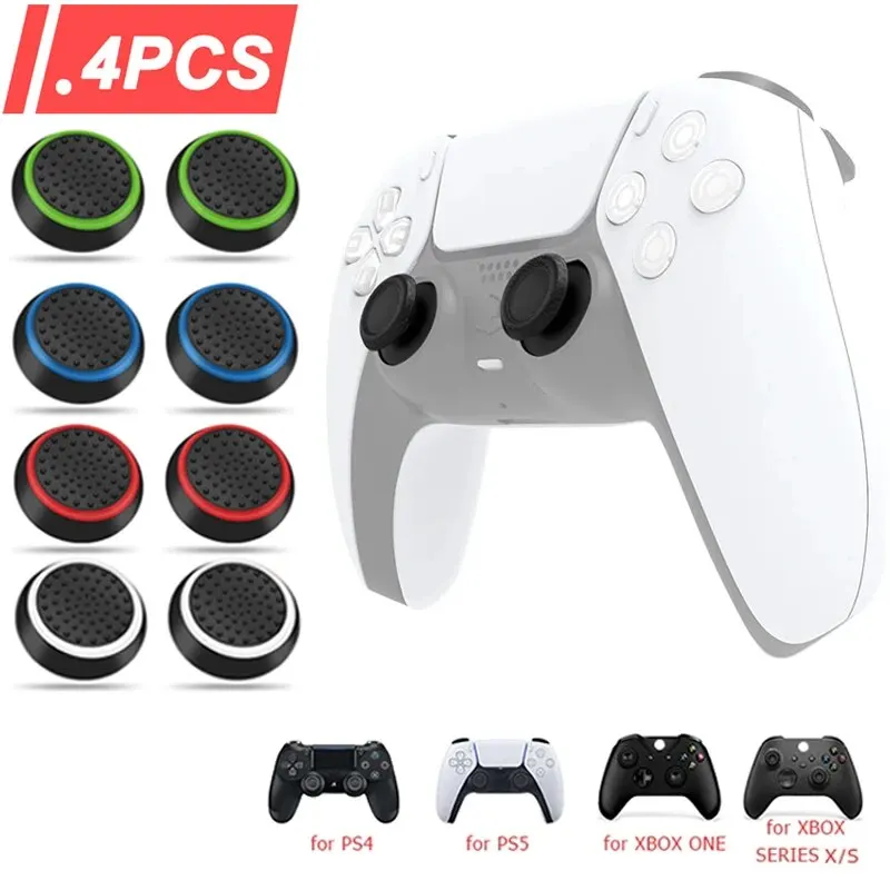 4PCS Silicone Analog ThumbStic - Gaming Accessories Xbox Series S review and price