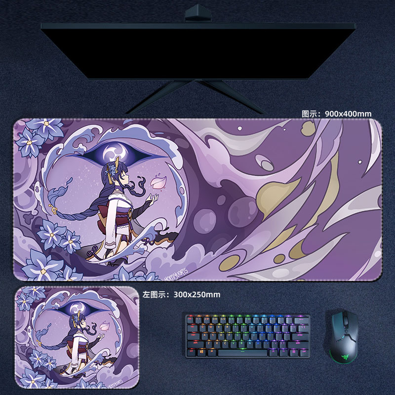 Anime Genshin Impact Mouse Pad - Gaming Accessories Desk review and price