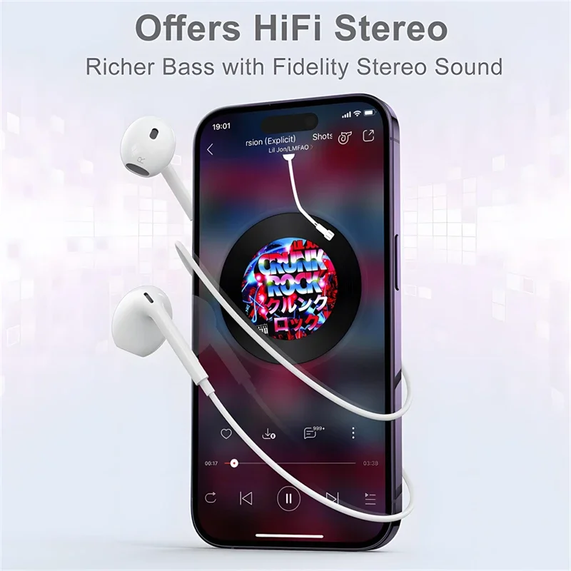 Original Wired Lightning Earph - Gaming Accessories Iphone review and price