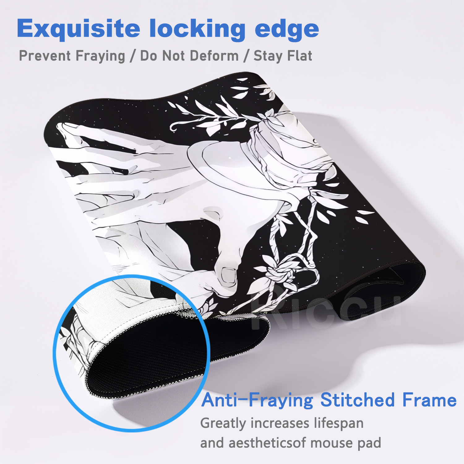 HD Large Black White XXL Gothi - Gaming Accessories For Pc Setup review and price