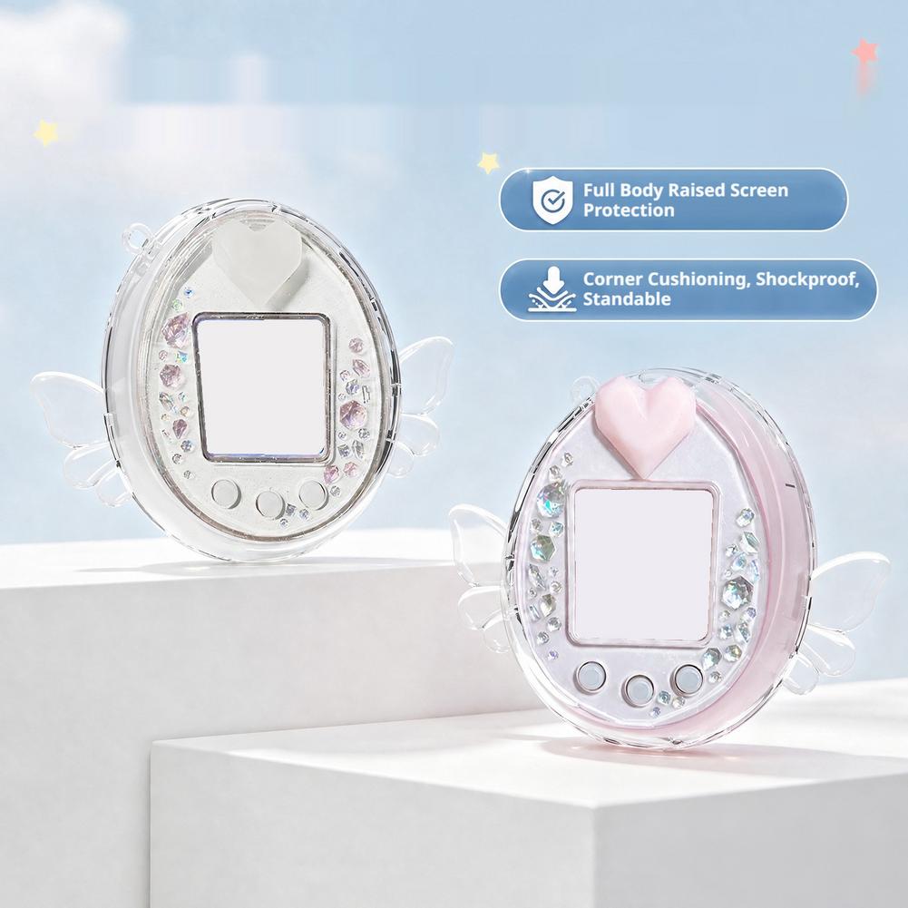 Angel Devil Wing Clear Hard PC - Gaming Accessories Pink review and price