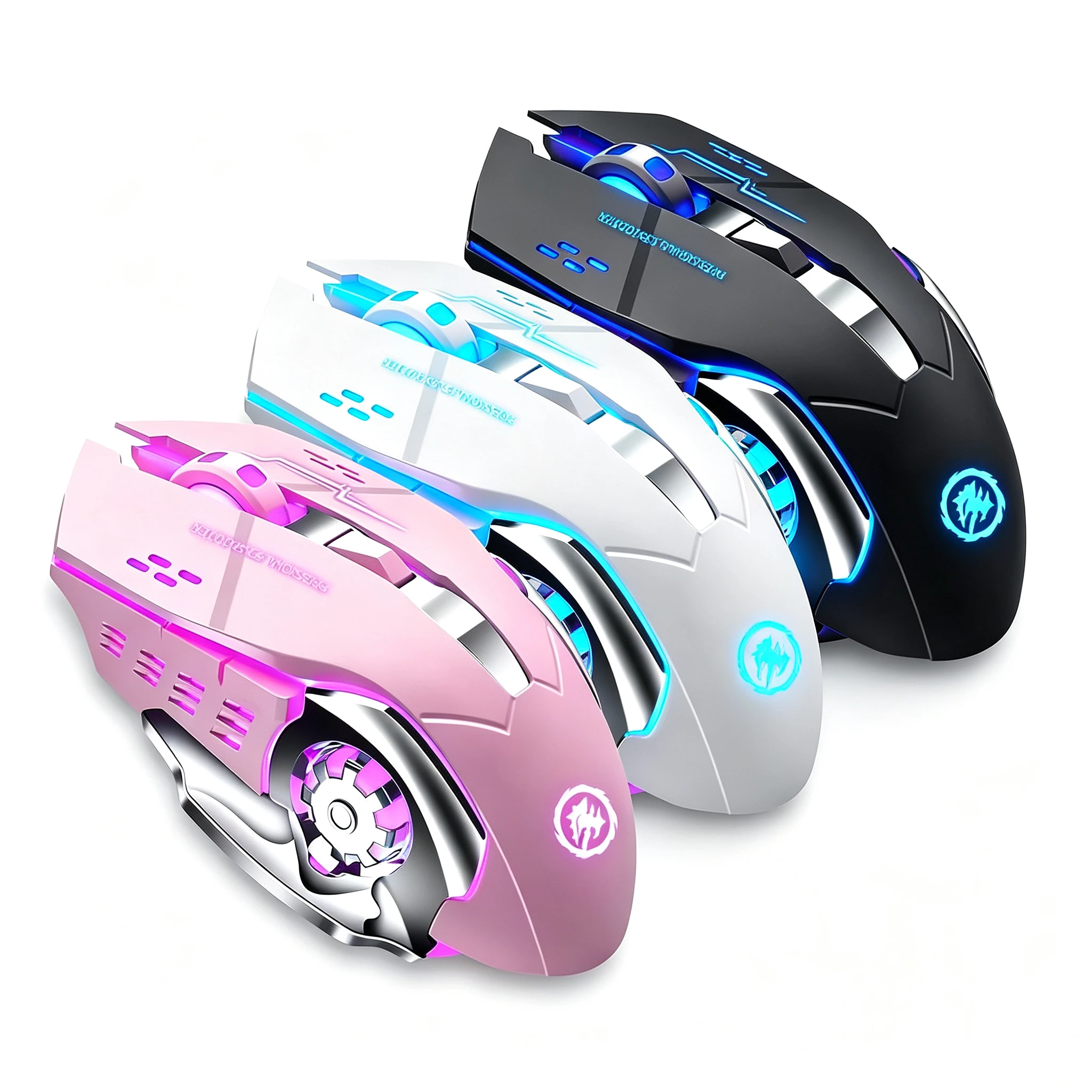 Wireless Gaming Mouse Bluetoot - Gaming Accessories Pink review and price